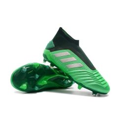 adidas Predator 19+ FG Zapatos - Verde Plata_7.jpg